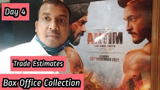 Antim Movie Box Office Collection Day 4 Early Estimates By Trade