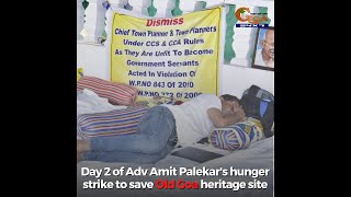 Adv Amit Palekar's hunger strike DAY 2