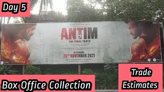 Antim Movie Box Office Collection Day 5 Trade Estimates