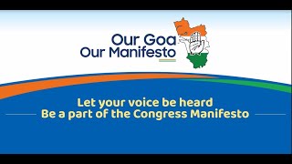 Launch of toll-free number, & WhatsApp number for people's participation in Goa Congress' Manifesto.