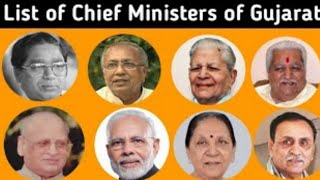 Gujarat chief ministers|ગુજરાતના તમામ મુખ્યમંત્રી અને સમયગાળો