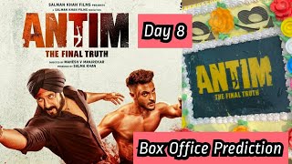 Antim Movie Box Office Prediction Day 8