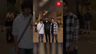 Karan Deol return Mumbai after Velle Promotion spotted at Airport Shorts