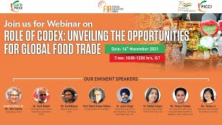 Role of Codex: Unveiling the opportunities for Global Food Trade