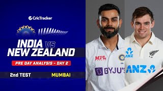 India vs New Zealand, 2nd Test Day 2 - Live Cricket - Pre Day Analysis