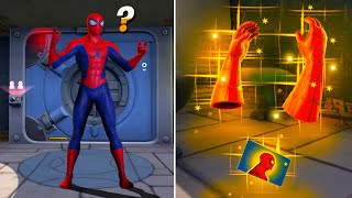Fortnite Spider-Man's Web Shooters Mythic Weapon Boss Spiderman Vault Location in Chapter 3
