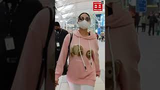 Nora Fatehi spotted at the airport #shorts