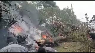 #Shorts : कुन्नूर में सेना का हेलीकाप्टर हुआ क्रेश !