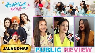 Honsla Rakh | Public Review Jalandhar | Diljit Dosanjh, Sonam Bajwa, Shehnaaz Gill, Shinda Grewal