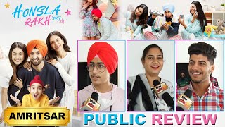 Honsla Rakh | Public Review Amritsar | Diljit Dosanjh, Sonam Bajwa , Shehnaaz Gill, Shinda Grewal