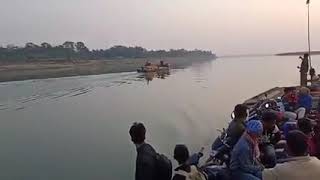 Traveling in Mighty Brahmaputra river