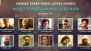 Top 10 Most Popular Male Stars In Hindi For November 2021, Find Out Your Favourite Stars Ranking
