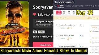 Sooryavanshi Movie Almost Housefull Shows In Mumbai On Day 38