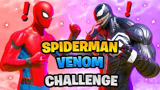 Fortnite Spiderman vs Venom Mythic Weapons Boss Marvel Challenge
