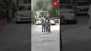 Ahan Shetty snapped with mother at Sajid Nadiadwala's house