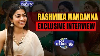 Rashmika Mandana Exclusive Interview | Pushpa Movie | Allu Arjun | Sukumar | DSP | Top Telugu TV