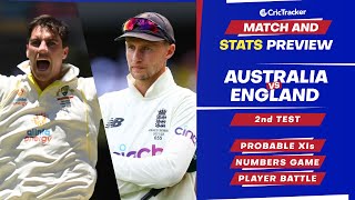 Australia vs England Test Series - Ashes 2nd Test Match, Predicted Playing XIs & Stats Preview