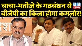 चाचा-भतीजे के गठबंधन से BJP का किला होगा कमज़ोर ! Keshav Prasad Maurya | Akhilesh | Shivpal Yadav |