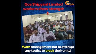GSL workers show strength, Warn management not to attempt any tactics to break their unity