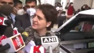 Smt. Priyanka Gandhi addresses the media in Lucknow