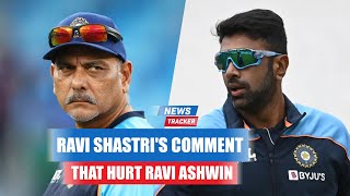 Ravichandran Ashwin Recalls Ravi Shastri's Comment That Hurt Him And More News
