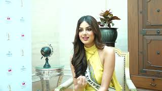 Harnaaz Kaur Sandhu Full Exclusive Interview - Miss Universe 2021