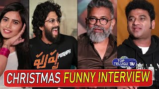 Pushpa Movie Team Christmas Special Interview| Allu Arjun | Sukumar | Devi Sri Prasad | Top Telugu