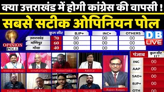 db live opinion poll : Uttarakhand में होगी Congress की वपसी ! Uttarakhand Assembly Election #DBLIVE