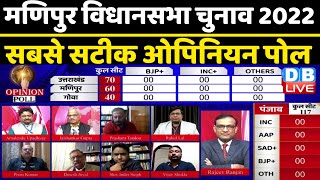 db live opinion poll : कौन जीतेगा Manipur | किसी को बहुमत न मिलने के संकेत | manipur Latest Survey