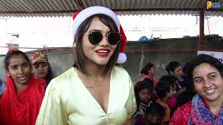 Actress Jennie Jaz Christmas Celebration Food Distribution Needy People & Wish Salman Khan Birthday