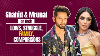 Shahid Kapoor & Mrunal Thakur on family, nepotism, professional lows, TV tag & comparisons with Nani