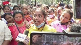 #HighVoltageDrama | Anganwadi workers protest outside CMs residence, claim they were manhandled