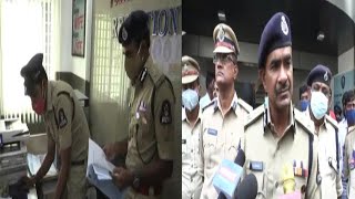 New Commissioner Of Hyderabad CV Anand Sudden Visit At Panjagutta PS | SACH NEWS |