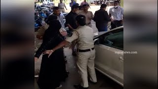 #HighVoltageDrama | Sex Scandal Case: Victim woman gives a mouthful to youth in front of police!