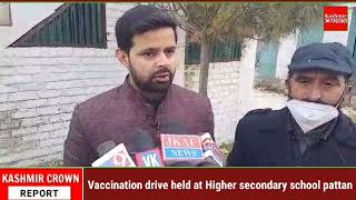 Vaccination drive held at Higher secondary school pattan