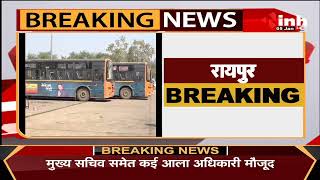 Raipur में थमे City Bus और मंत्रालय जाने वाली बसों के पहिये, अनिश्चितकालीन हड़ताल पर बैठे बस चालक