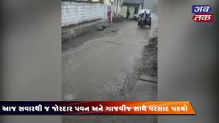 Ranavav in Porbandar gets monsoon all winter, estimated two inches of rain. | ABTAK MEDIA