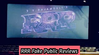 RRR Movie Fake Public Reviews On Social Media