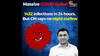 Massive COVID Spike in Goa, 1432 infections in 24 hours, But CM says no night curfew
