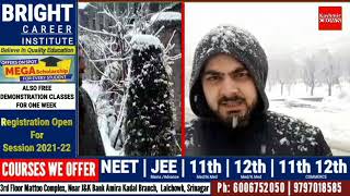 Shopian Witnessed Snow Fall Through Out Day, Normal Life Remains Disrupt