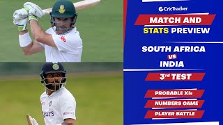 India vs South Africa - 3rd Test Match, Predicted Playing XIs & Stats Preview