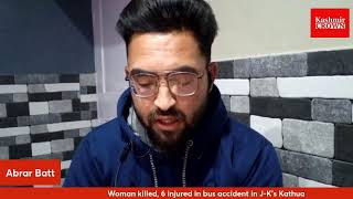 Woman killed, 6 injured in bus accident in J-K's Kathua