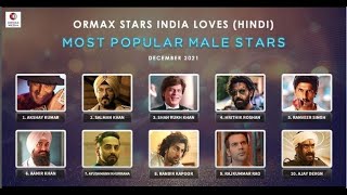 Top 10 Most Popular Stars In Bollywood, Akshay Kumar Tops The Chart
