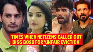 Umar Riaz To Jasmin Bhasin; Times When Netizens Called Out Bigg Boss For 'Unfair Eviction'