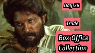 Pushpa Movie Box Office Collection Day 28 As Per Trade