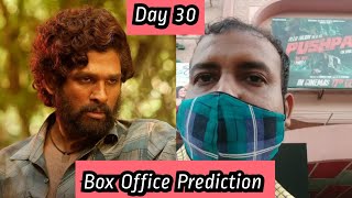 Pushpa Movie Box Office Prediction Day 30