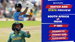 India vs South Africa - 1st ODI Match, Predicted Playing XIs & Stats Preview