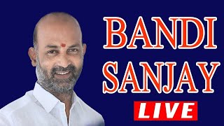 BJP President Bandi Sanjay Press Meet Live || JANAVAHINI TV