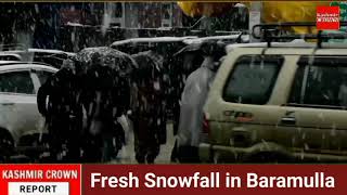 Fresh snowfall in Baramulla
