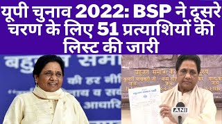 यूपी चुनाव 2022: BSP ने दूसरे चरण के लिए 51 प्रत्याशियों की लिस्ट की जारी